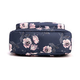 Women Messenger Large Capacity Nylon Hand Bags Waterproof  Flower Printing Shoulder Bags Top-handle Ladies Travel Mart Lion   
