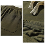Men's Cargo Shorts Cotton Overalls Sweatshorts Casual Multi-pocket Breathable Sports Shorts Men's Running Jogger Loose Short Pants Mart Lion   