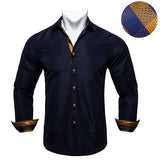 Men's Shirt Long Sleeve Cotton Red Button-down Collar Social Casual Shirts Men's DiBanGu Clothing Mart Lion CY-2202 M 