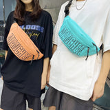  men's Bag Casual Canvas Waist Bags For Chest Bag Trendy Leisure Shoulder Chest Phone Purse Young Boy Sport Pack Mart Lion - Mart Lion