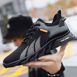 Summer Men's Shoes Breathable Fly Woven Lace Up Shallow Mouth Soft Strong Running Shoes Casual Sports Mart Lion 002 39 