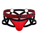 Men's Bondage Underwear Jockstrap Mesh String Hollow Lingerie Thong Tangas Cueca Gay Sissy Penis Pouch Mart Lion   