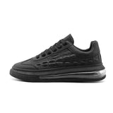 Men's Sneakers Casual Shoes Air Sole Running Tenis Walking Breathable Outdoor Sports Tennis Mart Lion Black 39 