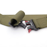  Men's 125 135 145 155 165cm Tactical Belt 5CM Wide Military Nylon Canvas Waist Belts Quick Release Magnetic Buckle Mart Lion - Mart Lion