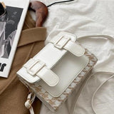 Cambridge Bag MINI Version Of the Same Net Red Tide Cute Small Satchel Crossbody Shoulder Bag Female Bag Mart Lion White  