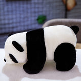 20cm Cute Lying Panda Doll National Treasure Zoo Plush Toy Mart Lion   