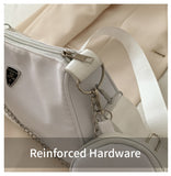 Retro Women Crossbody Bags Style Crescent Chain Underarm Shoulder Square Solid Bags Mart Lion   