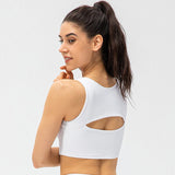  Women's Short Sleeve T-Shirt Tops Solid Color Slim Fitness Chest Pads Breathable Soft Gym Clothes Mart Lion - Mart Lion