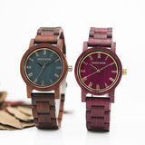 Women Men Wooden Watches Female Clock Wristwatches Reloj Mujer Feminino Mart Lion   