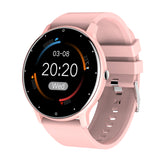Women Smart Watch Men's Smartwatch Heart Rate Monitor Sport Fitness Music Ladies Waterproof Watch For Android IOS Phone Mart Lion Full Touch Pink China 