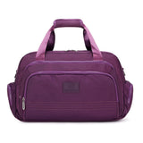 Women Travel Bags Multifunction Luggage Men Handbag Shoulder Crossbody Female Duffle Bag Casual Sports Fitness Mart Lion Dark Purple Small  