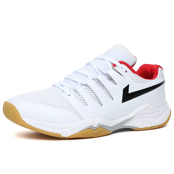 Men's badminton shoes tennis women's sports breathable mesh wear-resistant sports Mart Lion Red 36 