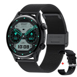 Smart Watch HK8 Pro Amoled Screen AI Voice Bluetooth Call Heart Rate Health Monitor I30 Smartwatch Fitness Tracker Mart Lion Black Milan  