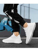  Men's Sneakers Summer Breathable Shoes Solid Color Light Walking Footwear Tenis Zapatillas Hombre Mart Lion - Mart Lion