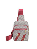 Women Bag Chest Ladies Travel Purse Phone Pouch Pocket Shoulder Pack Casual Messenger Designer Crossbody Mart Lion Red 14cm6cm18cm 