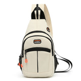 Mini backpack small chest bag messenger bag female women sports bag travel bagpack crossbody bag back pack Mart Lion White China 