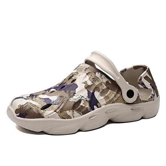 Men's Sandals Outdoor Summer Clogs Slip On Beach Shoes Slippers Mart Lion Khaki Eur 40 