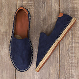  Espadrilles Men's Summer Linen Casual Shoes Handmade Weaving Fisherman Flats Mart Lion - Mart Lion
