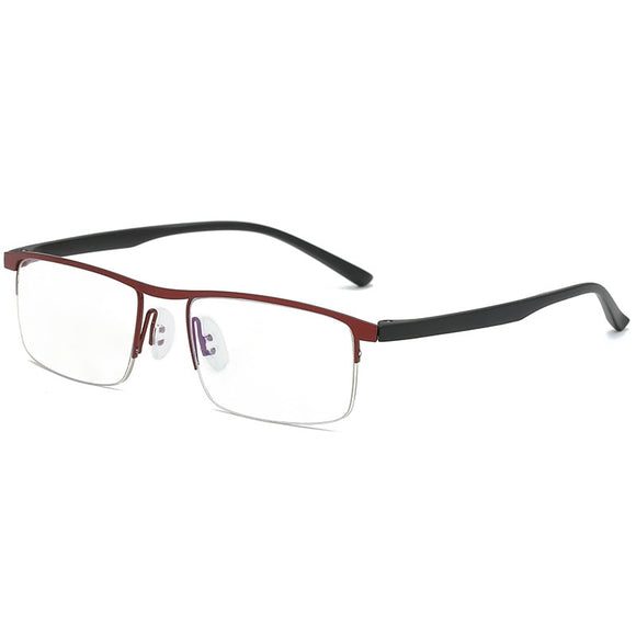 Men's Blue Light Blocking Reading Glasses Women Dimond Cutting Rimless Eyeglasses Frame Anti Fatigue Hyperopia Presbyopic Eyewear