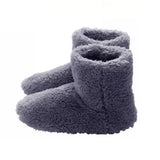 Socks Slippers USB Heated Warm Feet Thick Heat Pads Warm Foot Care Treasure Warmer Shoes Warming Pad Heating Insoles 5v Heater Mart Lion Gray(39-43) 35-39 