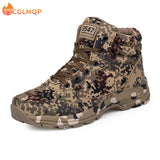 Winter Men's Military Boot Outdoor Warm Fur Ankle tactical Camouflage Army Special Force Desert