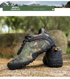 Hiking Shoes Men's Summer Winter Outdoor Warm Non Slip Camouflage Footwear Work Ankle Boot Fall Military Boots Hunting