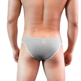 Gay Underwear Men's Sissy Ropa Interior Hombres Solid Cuecas Masculinas Briefs Gay Men's Slips Low-Rise Mart Lion   