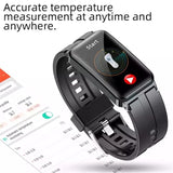  EP01 Blood Glucose Sugar Smart Watch ECG HRV Body Temperature Blood Pressure Monitoring Smart Bracelet for Men's Women Mart Lion - Mart Lion