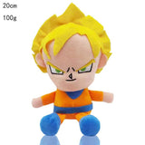 20cm Anime Dragon Ball Z Stuffed Plush Toys Saiyan Guko Piccolo Vegeta Majin Buu Goten Figurine Doll Kids Mart Lion   