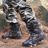Men's Boots Work Shoes Tactical Military Army Outdoor Hiking Mart Lion   