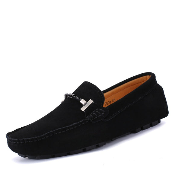  Handmade Genuine Leather Men's Loafers Casual Shoes Boat Shoes Driving Walking Casual Loafers Mart Lion - Mart Lion