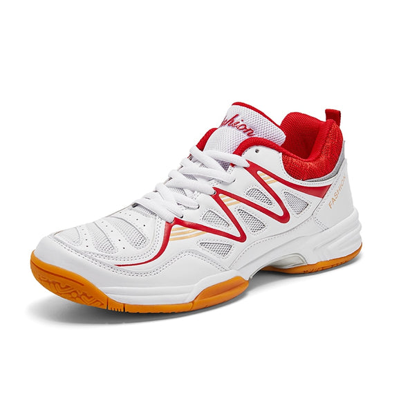 Men's Shoes Summer Tennis Table Tennis Training Badminton Sneakers Mart Lion Red 38 