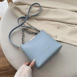 Senior Sense Of Popular Bags Female Tide Fashion Magnanimous Hundred Ins Single Shoulder Crossbody Bag Mart Lion Blue  