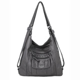 Genuine Leather Handbags Multifunction Casual Tote Bag Bagpack Mochilasr Women Shoulder Ladies bags Mart Lion Gtay-50  