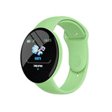 D18 Pro Smart Watch Men Women Bluetooth Fitness Tracker Bracelet Sport Heart Rate Blood Pressure Kids Smartwatch for IOS Android Mart Lion Green  