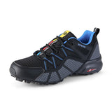 Hiking Shoes Mesh Breathable Men's Outdoor Non-Slip Fishing Hunting Wear-Resistant Work Hiking Sneaker Mart Lion black blue 40 China