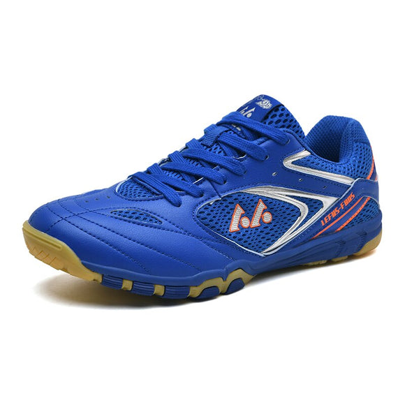 Men's Table Tennis Shoes Breathable and Non slip Athletic  Women's Outdoor Training Mart Lion Blue 35 