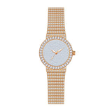 Rhinestone Diamond Women Watches Ladies Gold Watch Bracelet Female Relogio Feminino Mart Lion Rose049  