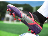 Trend Soccer Shoes Men's Professional Football Boots Futsal Soccer Cleats Outdoor Colorful Football Training Sneakers Mart Lion   