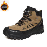 Men's Winter Boots Outdoor Hiking Shoes Padded  Trekking Men Boots High Top Mountain Climbing Sneakers Tactical Sneakers