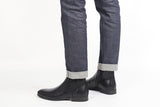 Men Chelsea Boots Style Ankle Boots Split Leather Upper Mart Lion   