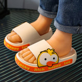  Cartoon Duck Children Slippers Open Toe Non-Slip Home Bathroom Shoes Comfort Light Kids Slippers Summer Soft Sole Flats Shoes Mart Lion - Mart Lion