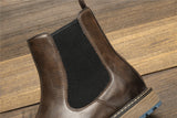 Chelsea Men's Boots style Leather Boots Mart Lion   