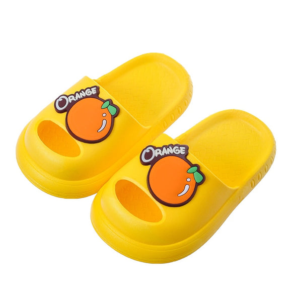Cartoon Fruit Kids Slippers for Boys Summer Beach Indoor Slippers Cute Girl Shoes Home Soft Non-Slip Cute Children Slippers Mart Lion   