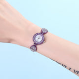 Luxury Women Quartz Watches Ladies Stainless Steel Rhinestone Bracelet Gifts Dress Wristwatches Mart Lion   