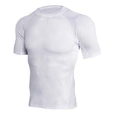 Quick Dry Running Shirt Men's Rashgard Fitness Sport Gym T-shirt Bodybuilding Gym Clothing Workout Short Sleeve Mart Lion TD-145 M 