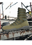 Waterproof Men's Tactical Military Boots Desert Hiking Camouflage High-top Desert Work Mart Lion   