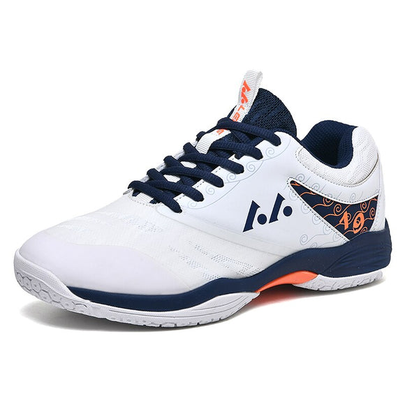 badminton shoes Men's women's anti-skid volleyball Couple lightweight tennis Mart Lion Blue 35 