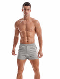 Men's Cotton Sleep Bottoms Lounge Home Pajama Shorts Elastic Waist Breathable Solid Underwear Boxers Jogger Sport Shorts Mart Lion   
