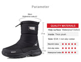 Winter High Boots men's Outdoor Walking Footwear Non-slip Snow Cotton Mart Lion   